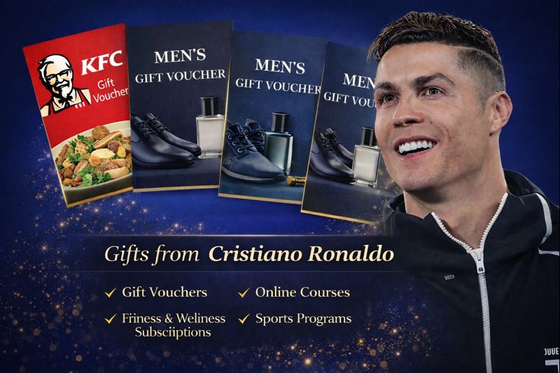 GIFT FROM CRISTIANO RONALDO